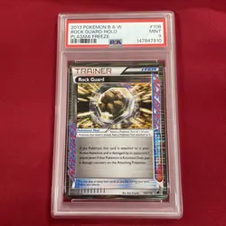 GRADED PSA 9 2013 Pokemon B & W Rock Guard-Holo Plasma Freeze #108 - Image 1