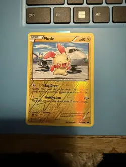 Plusle 39/108 Common Dark Explorers Pokemon Reverse Holo MINT - Image 2