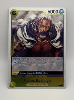 Silvers Rayleigh OP14-108 Foil Rare The Azure Sea's Seven One Piece Card Game - Image 1