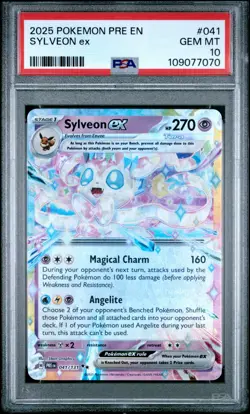 PSA 10 Sylveon ex 041/131 Prismatic Evolutions Pokemon Card - Image 1