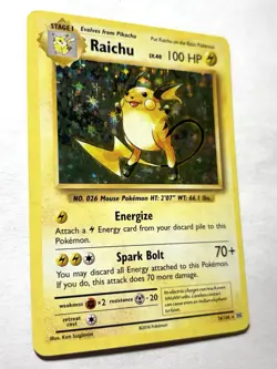 Raichu 36/108 XY Evolutions Holo Rare Pokemon Card LP/NM - Image 2