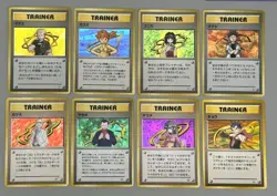 Japanese Gym leader complete 8 Cards set Pokemon Card Old Back Holo LP-MP - Image 1