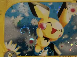 Pokemon Pichu TCG Expedition Card 22/165 Holo Rare HP HEAVY PLAY Swirl - Image 3