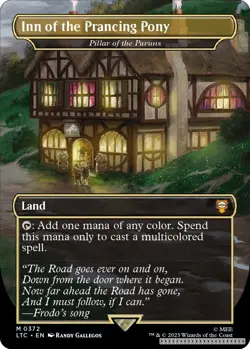 Inn of the Prancing Pony - Pillar of the Paruns [LTC - 372] - NM [Foil] TCG MTG - Image 1