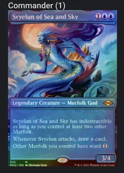 Tier 4/5 ASKING BELOW TCG LOW! MTG Svyelun Of Sea And Sky Mono U Commander Deck - Image 1
