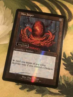 Magic The Gathering MTG Mox Jasper Retro Frame Serialized 102/500 Dan Frazier - Image 2