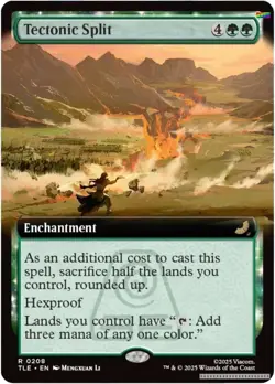 Tectonic Split (Extended Art) [TLE - 208] - NM [Foil] TCG MTG - Image 1