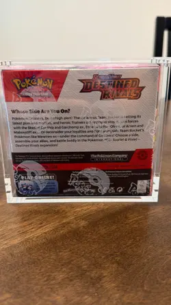 Pokemon TCG S&V Destined Rivals Booster Box Factory Sealed SV10 W/ACRYLIC - Image 3