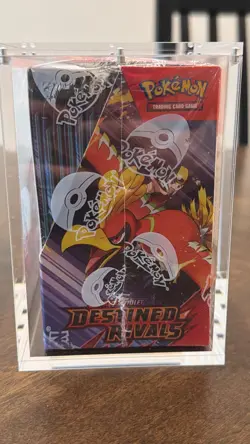 Pokemon TCG S&V Destined Rivals Booster Box Factory Sealed SV10 W/ACRYLIC - Image 4