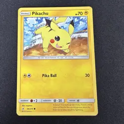 Pikachu - 54/214 Unbroken Bonds Common Pokemon Card - NM - Image 1