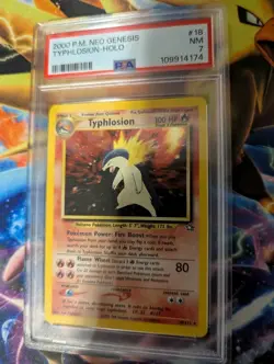 Pokemon Neo Genesis 2000 #18 TYPHLOSION-HOLO PSA 7 NM - Image 1