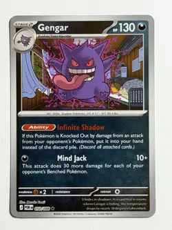 Gengar 050/088 Me03: Perfect Order Reverse Holo NM Pokemon TCG - Image 1