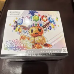 Pokemon TCG Prismatic Evolutions Elite Trainer Box ETB Sealed Factory Wrap New - Image 1