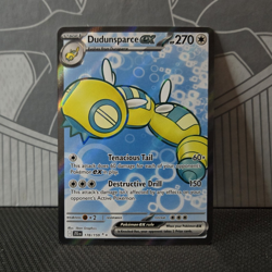 Pokemon TCG Dudunsparce ex 178/159 Sv09 Ultra Rare Full Art Holo - Image 1