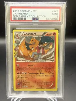2016 Pokemon XY Generations Radiant Collection Charizard #RC5 Psa 9 - Image 1