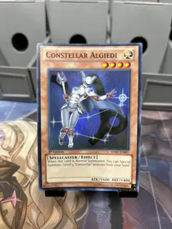 Yu-Gi-Oh! Constellar Algiedi 1st Ed. HA07-EN007 Super Rare NM/LP x1 - Image 1