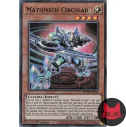 Yugioh Mathmech Circular POTE-EN028 Super Rare 1st Edition NM - Image 1