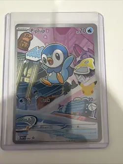 Piplup 042 2026 Pokemon Mega Evolutions Partner 1 Black Star Promo Card NM+ a - Image 1