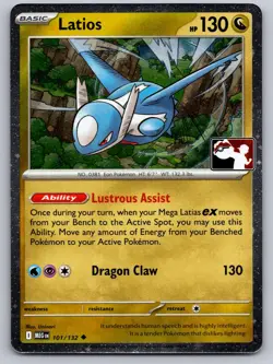 Latios 101/132 Holo UC (Cosmos Holo) Prize Pack Series Cards Pokemon Near Mint - Image 1