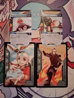 Avatar Quickstrike Aang and Zhao Chamber Card Bundle - Image 2