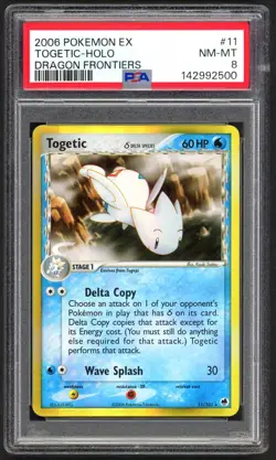 Pokemon Cards - PSA 8 Togetic 11/101 - Ex Dragon Frontiers - NM-MT - PSA8 - Image 1