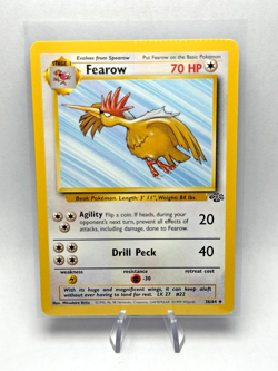 CRIMP/CUT ERROR Fearow - 36/64 - Uncommon - Jungle Set - Pokemon Card NM - Image 1