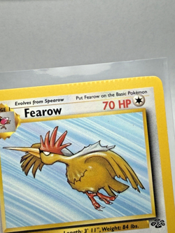 CRIMP/CUT ERROR Fearow - 36/64 - Uncommon - Jungle Set - Pokemon Card NM - Image 2