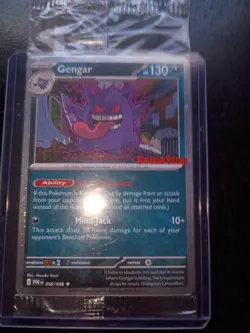 Pokemon TCG - Gengar 050/088 Stamped Gamestop Promo - Sealed/Mint/*HUGE SWIRL* - Image 1