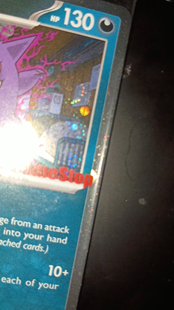 Pokemon TCG - Gengar 050/088 Stamped Gamestop Promo - Sealed/Mint/*HUGE SWIRL* - Image 2