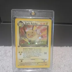 🔥Dark Raichu🔥1999 Secret Rare Team Rocket 1st Edition Holo 83/82 NM Pokemon - Image 3