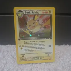 🔥Dark Raichu🔥1999 Secret Rare Team Rocket 1st Edition Holo 83/82 NM Pokemon - Image 5