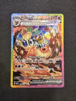 Pokemon Flareon EX 2025 Prismatic Evolutions #146 Mint Condition - Image 1
