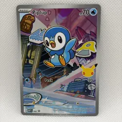 Piplup 042 Black Star Promo Holo FULL ART Pokemon First Partner Collection NM - Image 1