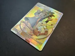 Hau Full Art 144/145 NM Sun Moon Guardians Rising Holo Pokemon TCG - Image 4
