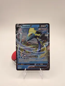 Pokemon TCG Inteleon V Illustration Rare- Fusion Strike, Near Mint - Image 1