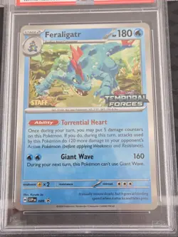 2024 POKEMON SVP EN-SV BLACK STAR PROMO #089 FERALIGATR PSA 10 🔥 - Image 3