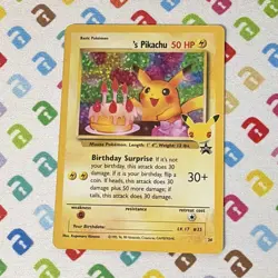 TCG Pokemon ______'s Pikachu 24/53 Wotc Promo Holo Basic 50HP EN - Image 1