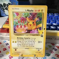 TCG Pokemon ______'s Pikachu 24/53 Wotc Promo Holo Basic 50HP EN - Image 2