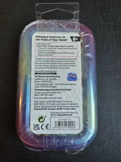 Prismatic Evolutions Mini Tin - Leafeon Art - Sealed Brand New - Pokemon TCG - Image 2
