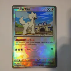 Pokemon Furfrou (Poke Ball Pattern) 088/131 Sv: Prismatic Evolutions Holo - Image 1