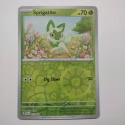 Pokemon Sprigatito 013/193 Paldea Evolved Reverse Holo - Image 1