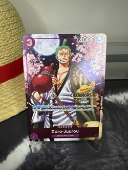 Zoro-Juurou OP05-067 CS 25-26 Event Pack *PROMO CHAMPIONSHIP 25-26 STAMP* NM - Image 1