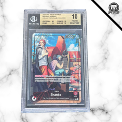 One Piece Card English - Shanks #OP09-001 - Collectors Club Exclusive - BGS 10 - Image 1