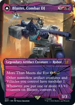 Blaster, Combat DJ (Shattered Glass) - Near Mint MTG - Image 1