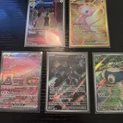 Pokemon Lot Bundle Of 5 Mex Ex, MewTwo Ex, Snorlax 151 & Persian Shrouded Fable - Image 2
