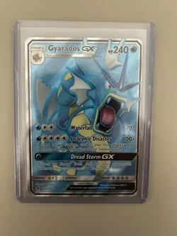 Pokemon Gyarados GX Full Art TCG Card 101/111 Crimson Invasion - Image 1