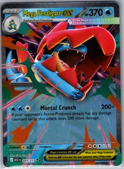 Mega Feraligatr ex 043/217 ME: Ascended Heroes - Pokemon Card - NM - Image 1