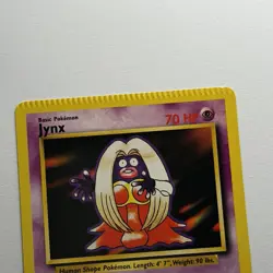 Jynx Base Set Crimp Error Pokemon TCG Misprint Pokemon Card MP - Image 1