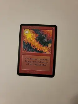 Magic The Gathering Alpha Set Red Elemental Blast - See Photos - OC3020 - Image 1