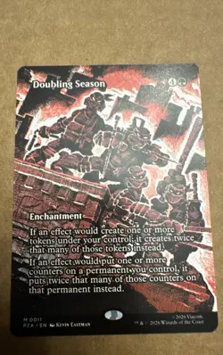 Doubling Season (Borderless) Teenage Mutant Ninja Turtles Source Material... - Image 1